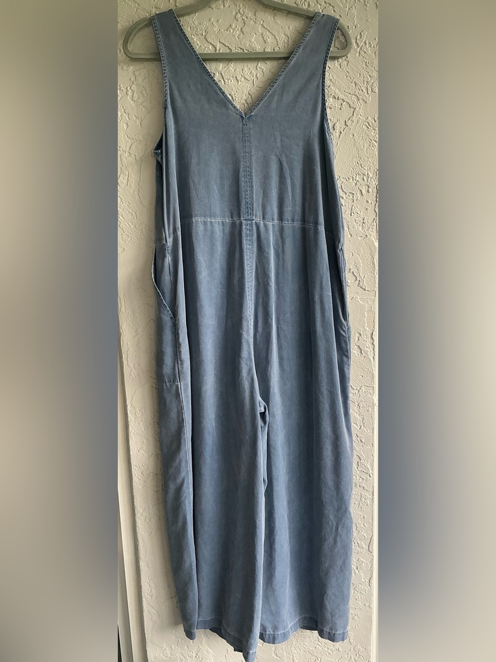 Old Navy Blue Button Up Jumpsuit - Picture 5 of 8
